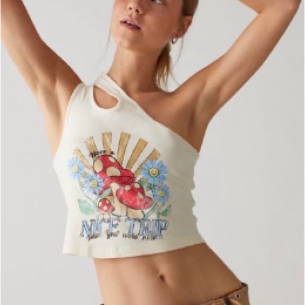 Urban outfitters off the shoulder  crop top xl